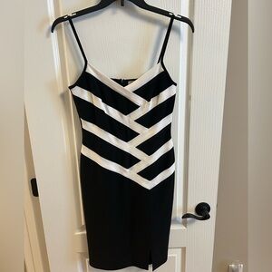 Joseph Ribkoff Black and White Dress
